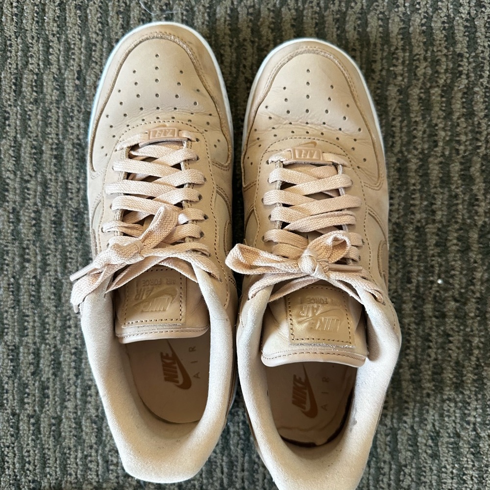 Nike beige air force ones sneakers